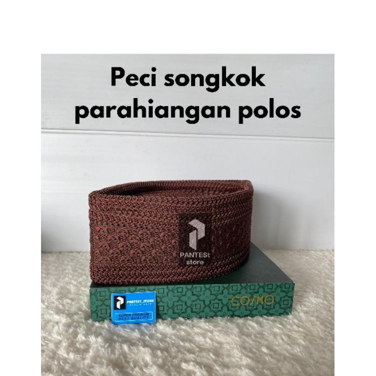 new peci songkok parahiangan polos/peci rajut grosir/busana muslim pria