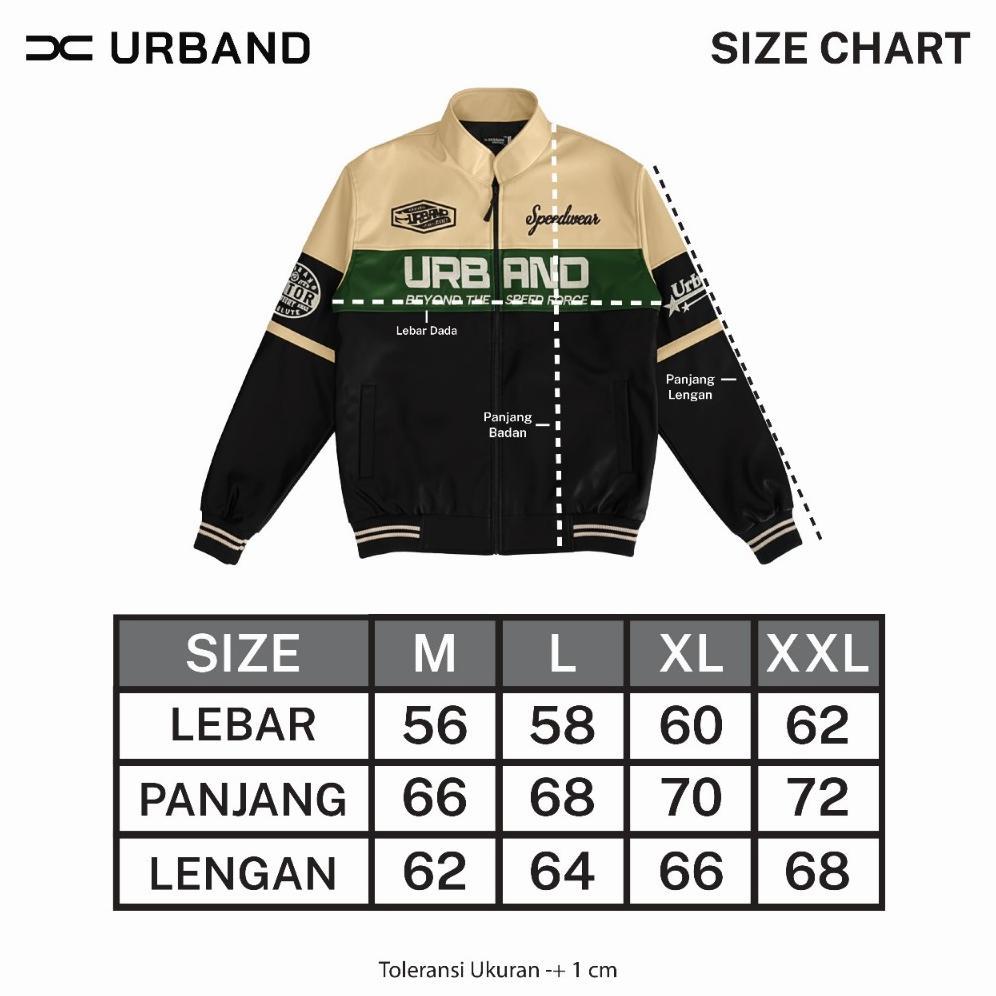 New X Urband Absolute Jaket Nascar Kulit Sintetis A619