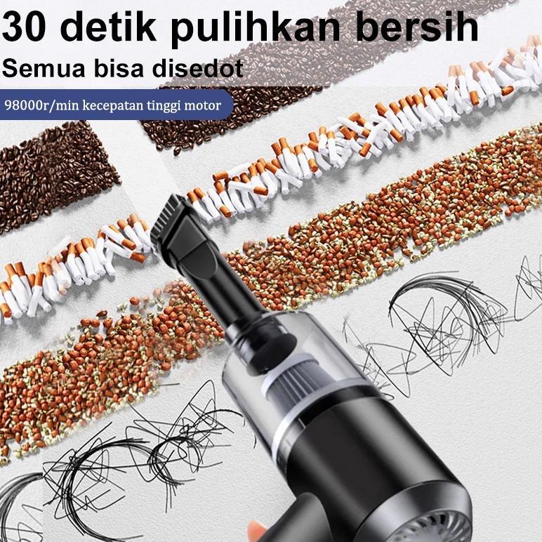 BESTPROMO Medan Promo Vacum Cleaner Portable Alat Penyedot Debu mobil sofa rumah lantai Mini Wireles