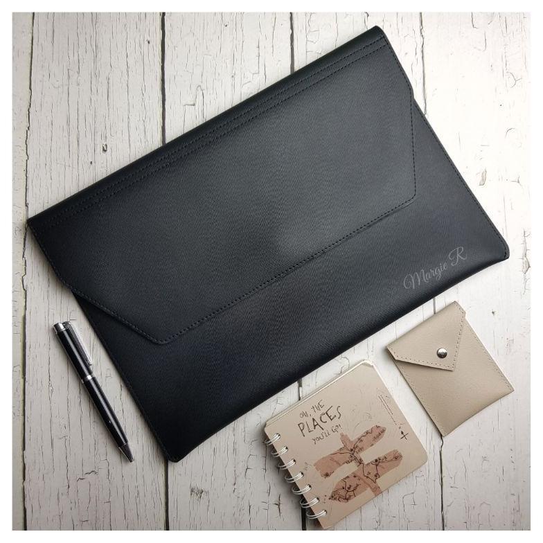 Map A4 Folio Bahan Kulit Sintetis - Document Keeper - Map Folder Organizer