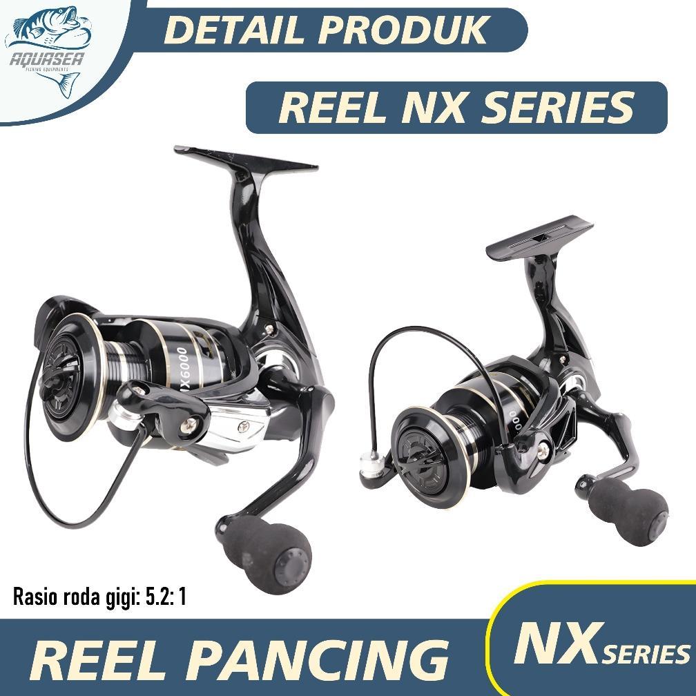 PROMO TERBARU AQUASEA - REEL PANCING SPINNING FULL REEL NX  GULUNGAN PANCING KUAT REEL PANCING LAUTM