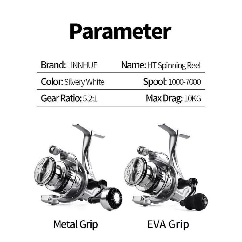 NEW DAIDO - REEL PANCING SERIES HT500-7000 5.2:1 GEAR RATIO 12+1 BALL BEARING REL RILL REAL ROL RIL 