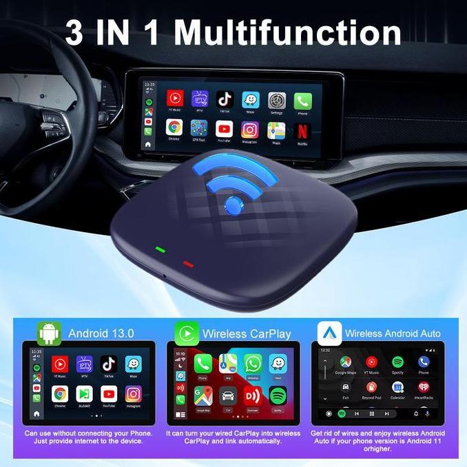 Grosir Carlinkit Android 13 Ai Box Untuk Headunit Dengan Wired Apple Carplay Atau Wired Android Auto