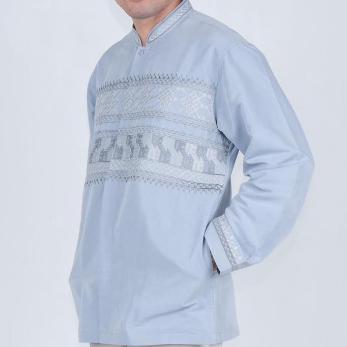 Benhill Taqwa Koko Bordir Pria Panjang Baby Blue 2428-2506-07-326