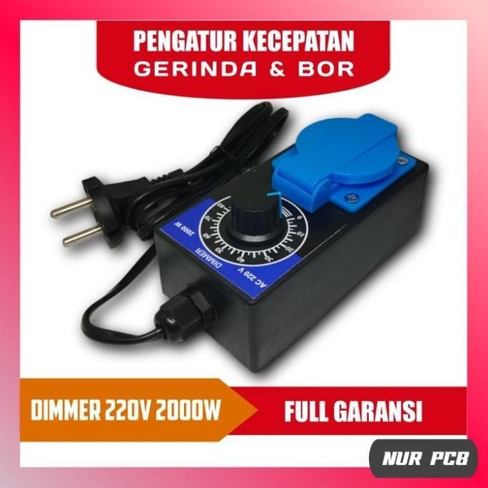 Alat Pengatur Kecepatan Bor AC & Gerinda - Kontrol Maksimal Speed Controller Bor & Gerinda - Pengatu