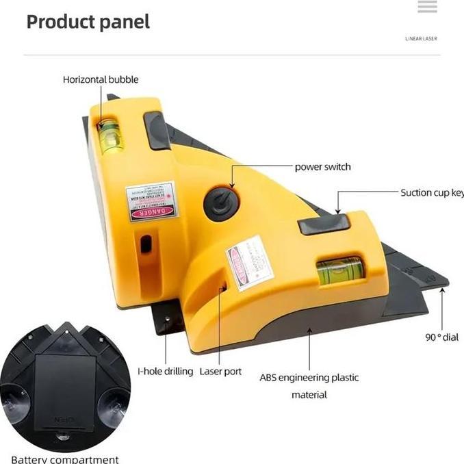 SIKU LASER watterpass siku tukang laser level siku bangunan siku Lantai