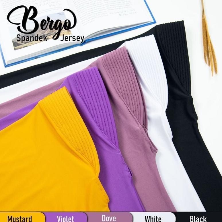 HOT PRODUCT Hijab Khimar Bergo Hamidah Jumbo XXL Spandek Jersey | Jilbab Mukena Bergo Simple Pad  XX