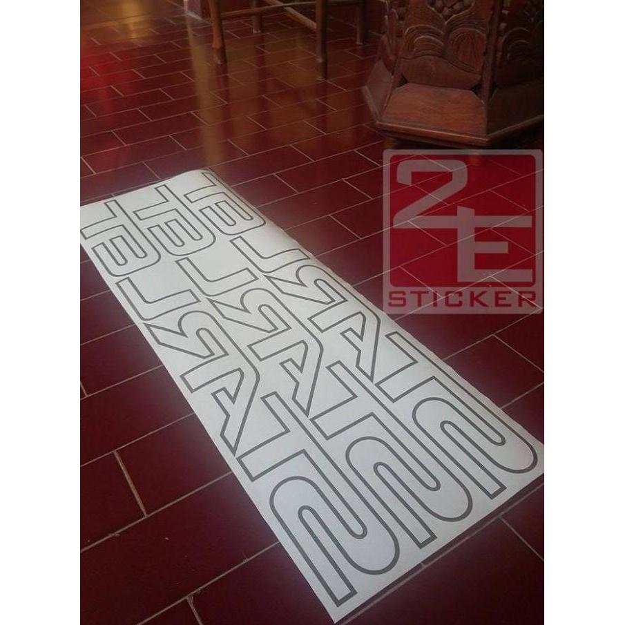 Stiker STARLET kaca Starlet Kotak