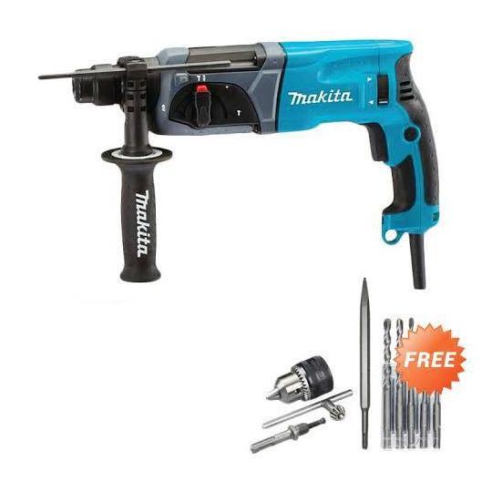 Paket Makita Mesin Bor Bobok Hr 2470X5 - Rotary Hammer Hr2470X5 Makita