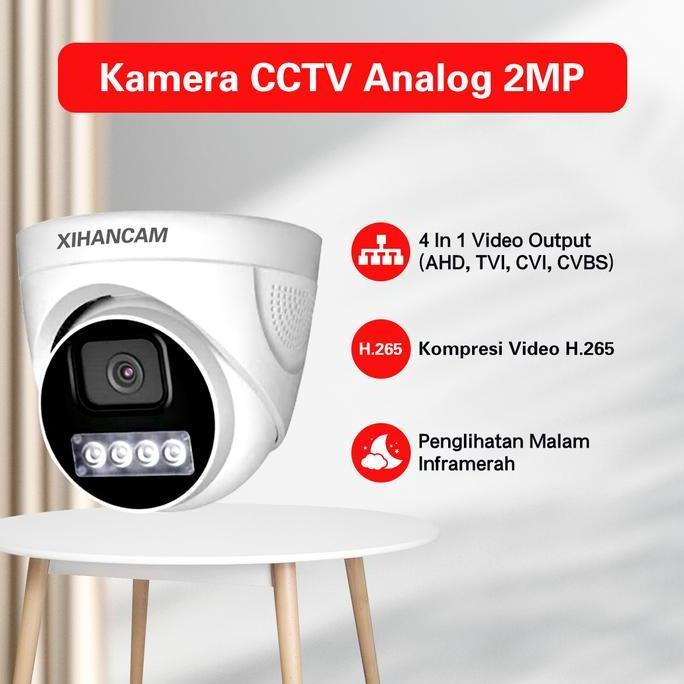 Xihancam Paket Dvr Cctv 8 Channel 2Mp Kit Kamera Cctv Analog Ptz Audio Paket Cctv Dvr 8Ch Komplit