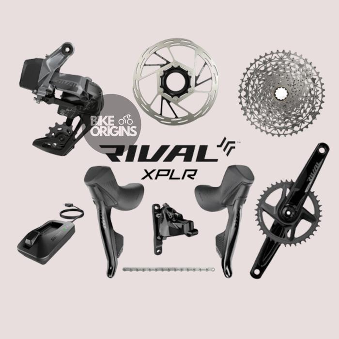 Groupset SRAM Rival XPLR eTap AXS Wide DB Gravel 1x12 | 40 Teeth