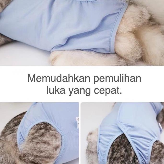 baju kucing & anjing untuk recovery/ baju steril kucing betina / baju