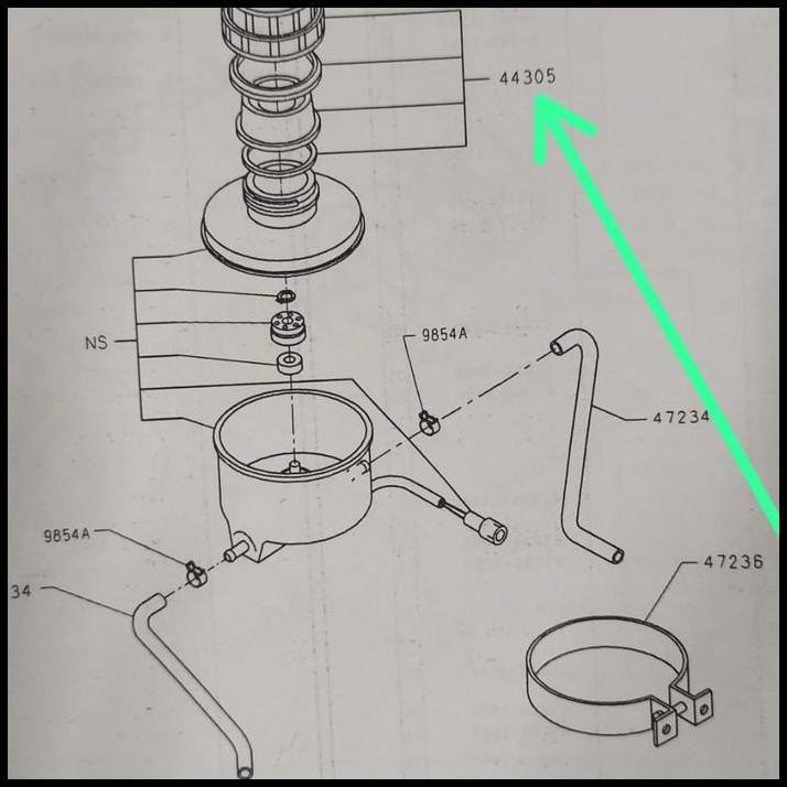 DISKON CAP ASSY RESERVOIR44305-1230 
