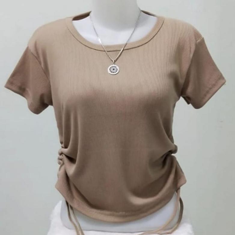 TERBARU ZULFIKAR FASHION MUSLIM KIMBERLY KAOS RAJUT SERUT WANITA ( REAL PICT)