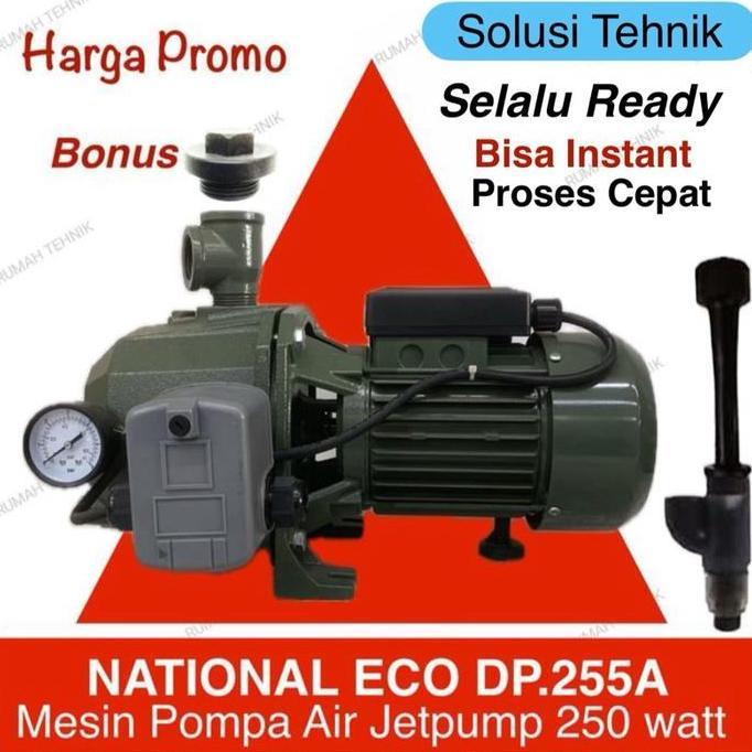 Pompa air Jet Pump National Eco Dp 255 pompa sumur dalam ITALY SNI