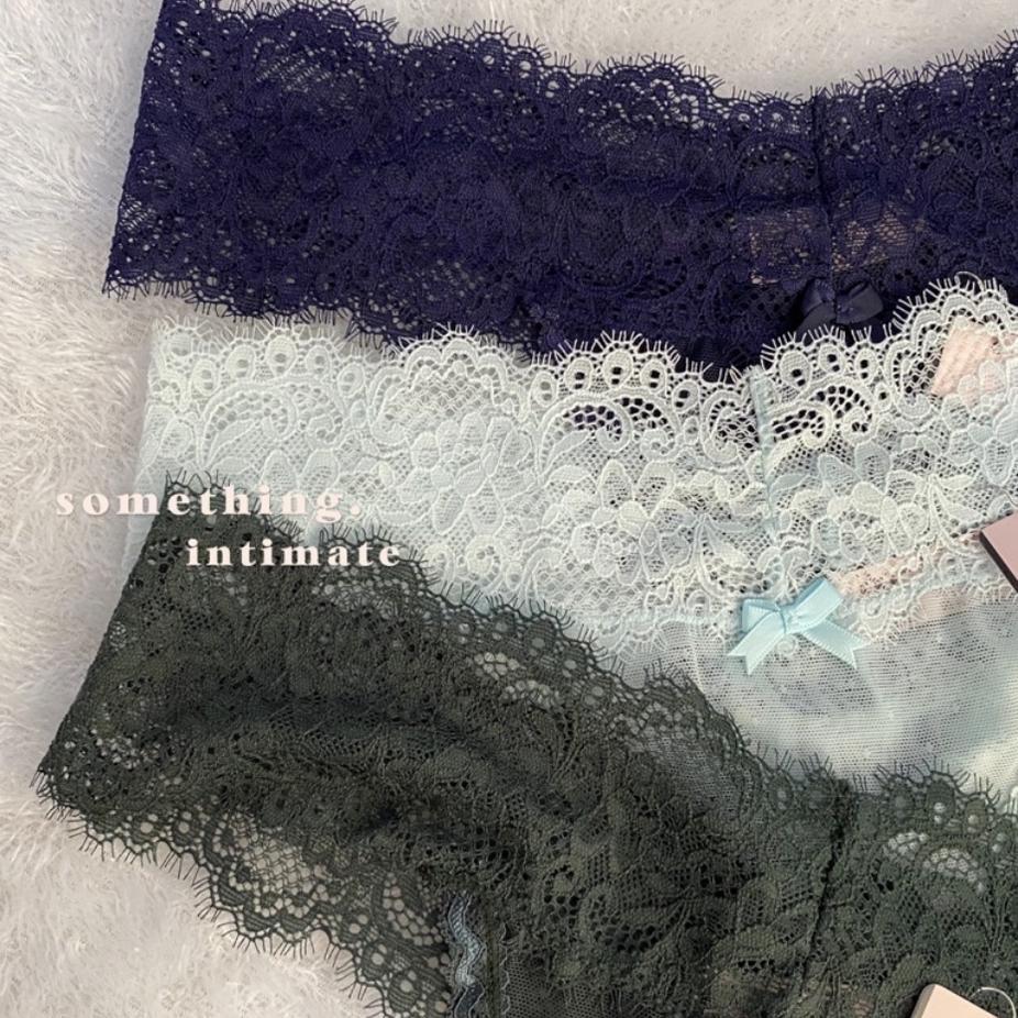 Cuci Gudang Vs The Lacie Solange Floral Lace Panty Underwear / Sexy Panties Lingerie Semi Thong Gstr