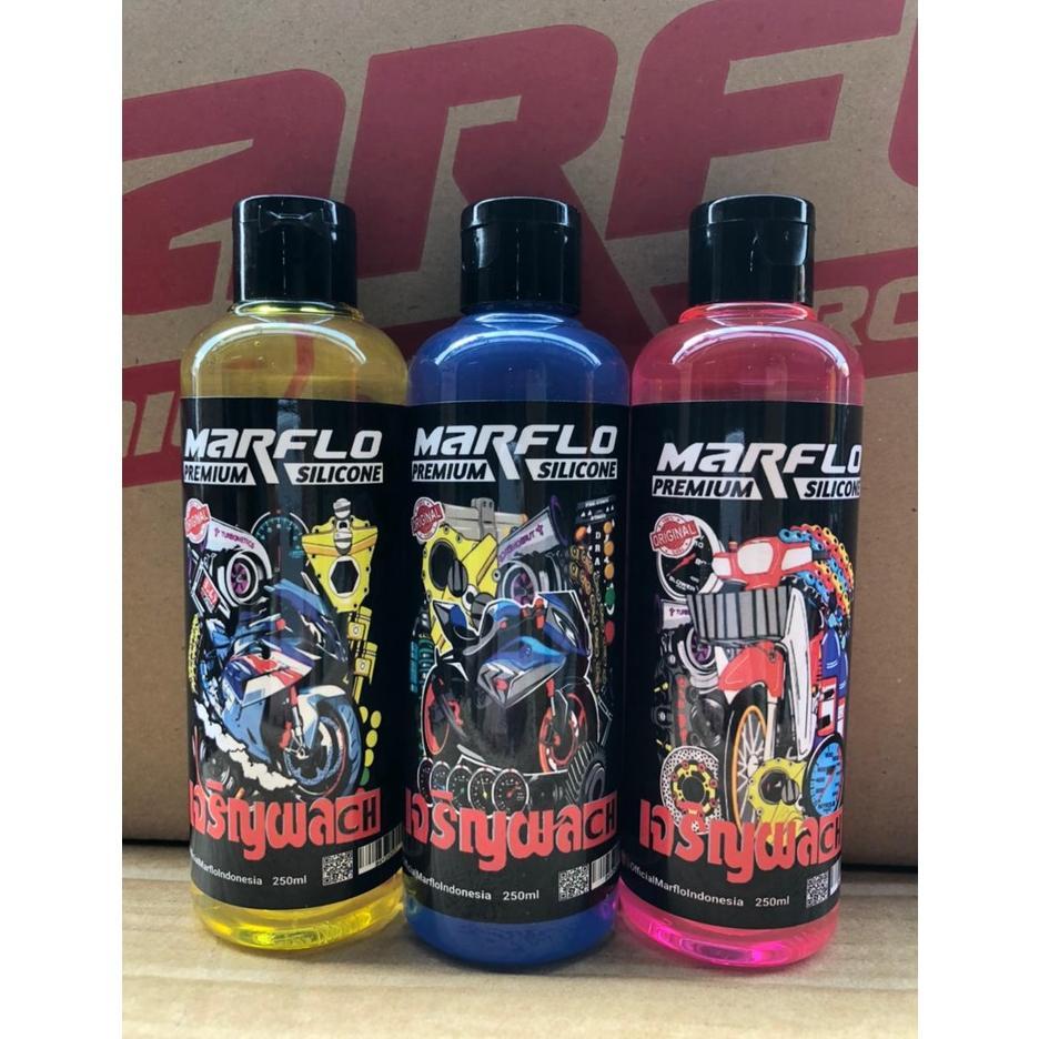 Terlaris Marflo Premium Silicon Gell Original Pengkilap Body Motor Dan Mobil