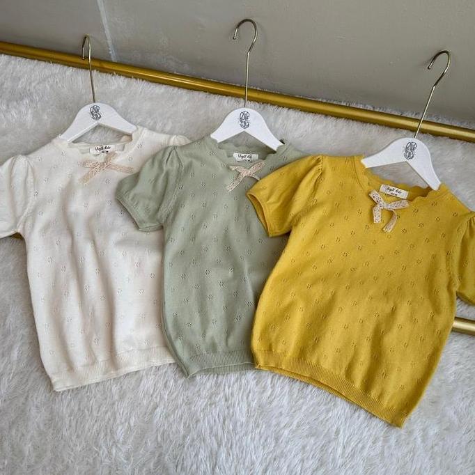 Chyntia Knit Top | Atasan Anak Perempuan | Baju Knit Anak Perempuan | Top Anak Perempuan