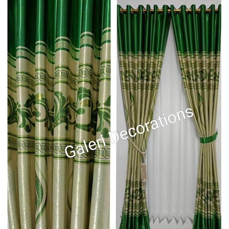 PROMO Gordeng Blackout minimalis ARIZONA Hijau Gorden Import Kombinasi Warna Korden Jendela Tirai Pi