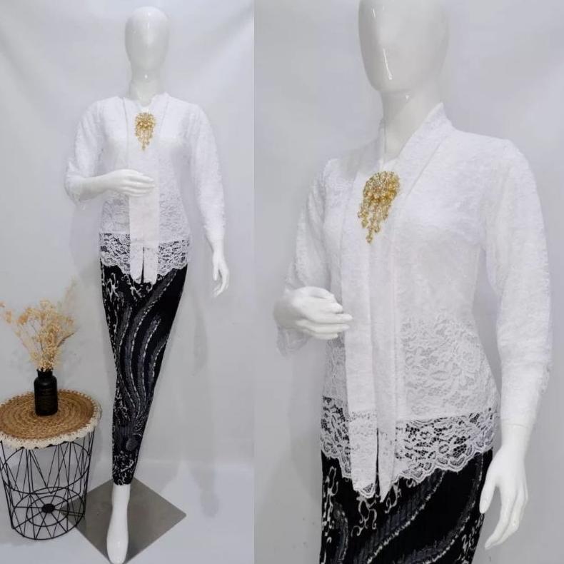 NEW DEALS Kebaya Brokat Kartini - Kebaya Modern - Set Kebaya Wisuda Modern - Kebaya Remaja - Kebaya 