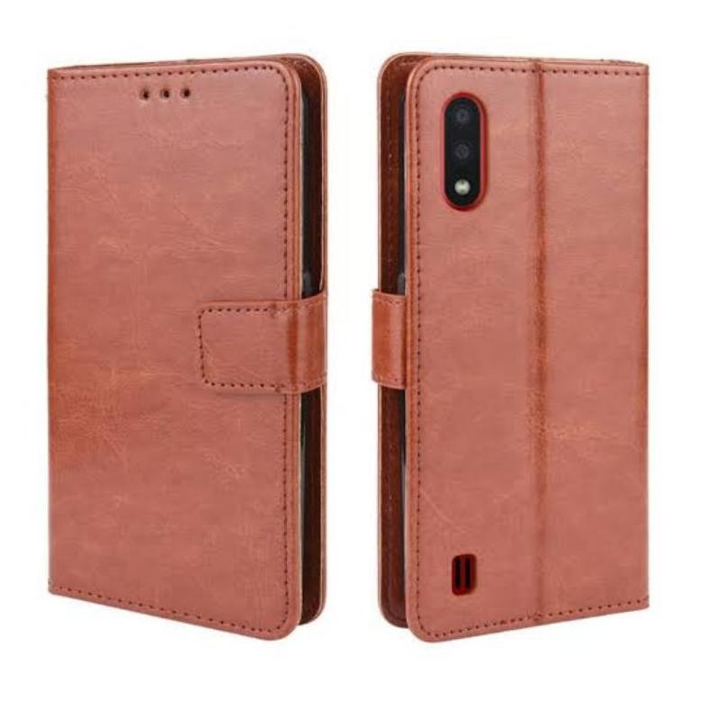 NEW PROMO Samsung A07 / A17 / A06 / A16 / M55 / A11 / M11 Flip Cover Kancing Sarung HP Casing Dompet