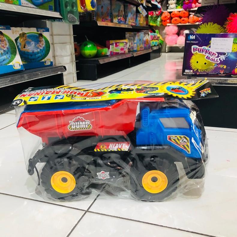 favorit mainan mobil truk dump jumbo plastik aman