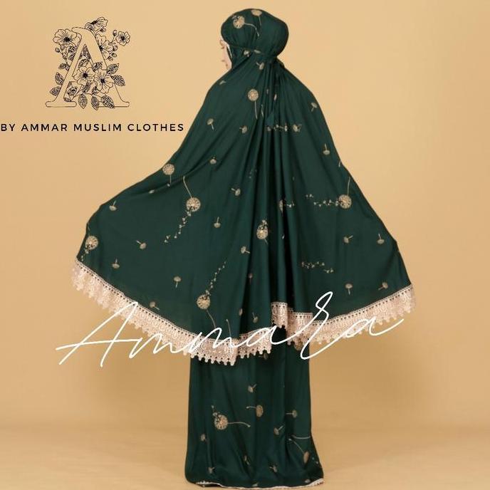 MUKENA BORDIR DANDELION MUKENA RAYON BORDIR Bunga