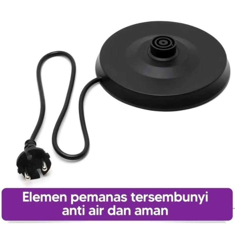 BIG PROMO Teko Listrik Air Minum Teko Electric Kapasitas 2L Stainless Steel Pemanas Air Kettle Besar