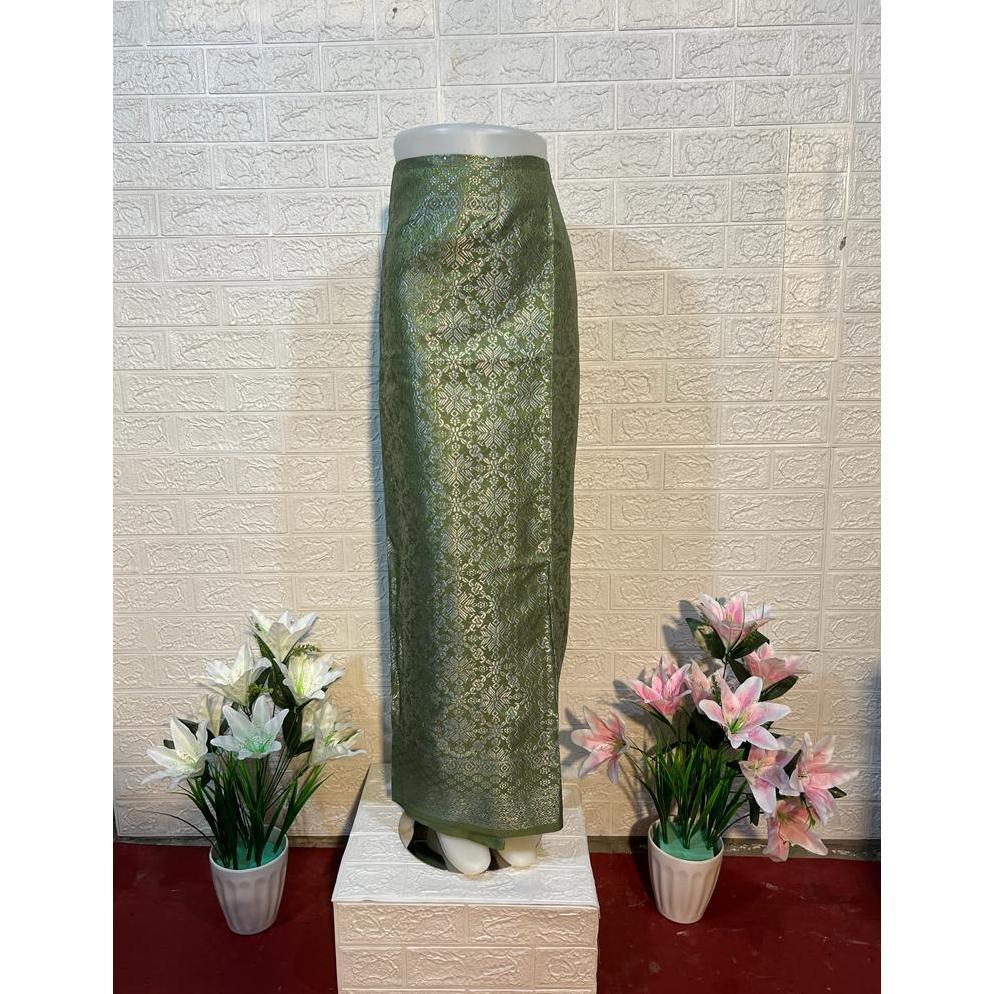 HOT DEALS NATALIA KEBAYA Rok Lilit Songket Tenun || Hijau Series || Bawahan Kebaya Lilit Modern || S