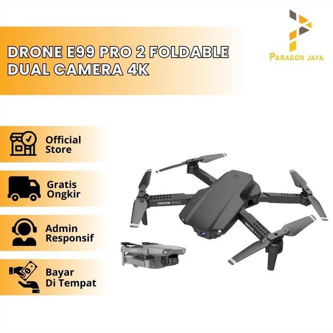 Drone Kamera / Drone Camera E99 PRO2 E99 PRO 2 Foldable Dual Camera original