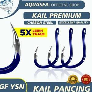AQUASEA Kail Pancing (KAIL TYPE KECIL) Premium Biru isi 10pcs/pac Kail GFYSN pancingan kuat antikeri