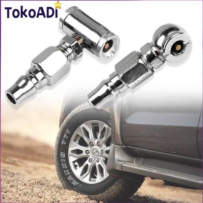 FEWRITZ Air Chuck Panjang / Air Chuck Keong/ Air Chuck Keong / Nozzle Pompa Angin Untuk Ban Mobil