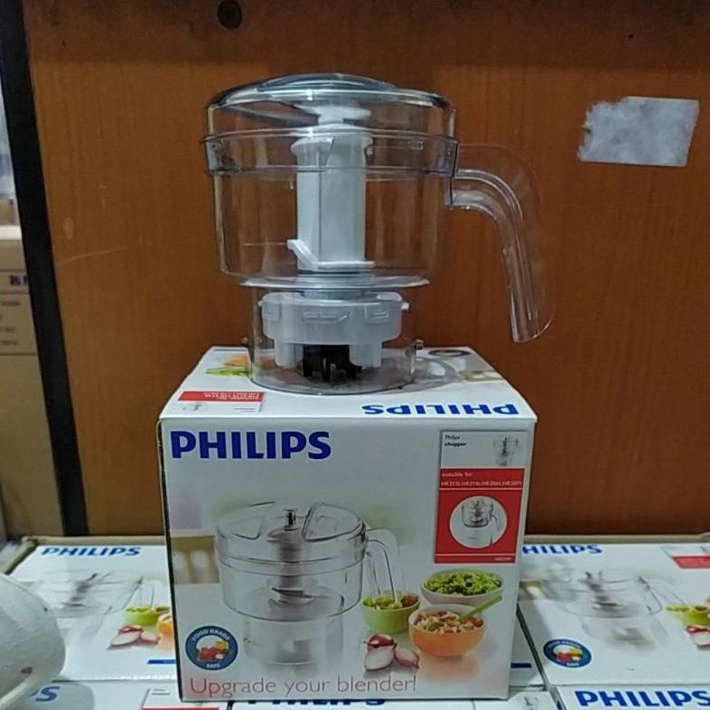 sale PHILIPS HR 2939 ATTACHMENT CHOPPER HR211X 2115 2116 GELAS CHOP MEAT GRINDER PROCESSOR PENGGILIN