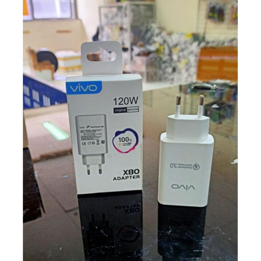 TERBARU ( GROSIR ) BATOK VIVO X80 BATOK VIVO 120W Kepala Charger Casan Vivo X80 Vivo 120W