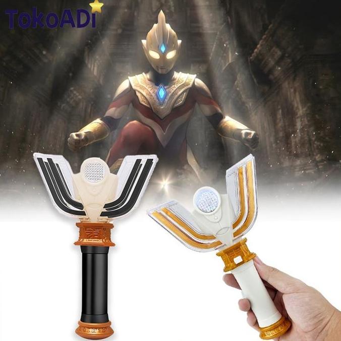 FEWRITZ Mainan Ultraman Tiga Spark Alat Perubahan Ultraman Tiga Japan Sound Recast