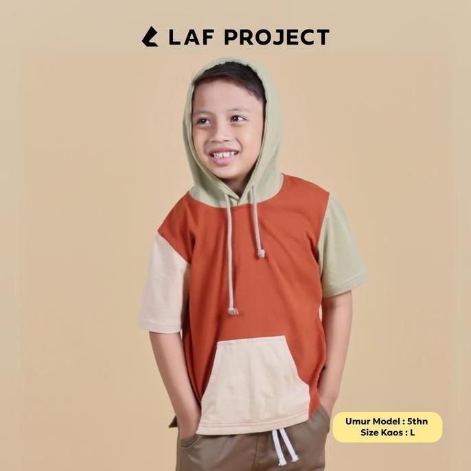 STOK TERBATAS - Kaos Hoodie Anak TShirt Kids Laki laki Perempuan Cleo LAF Project Kids Fashion Dinos