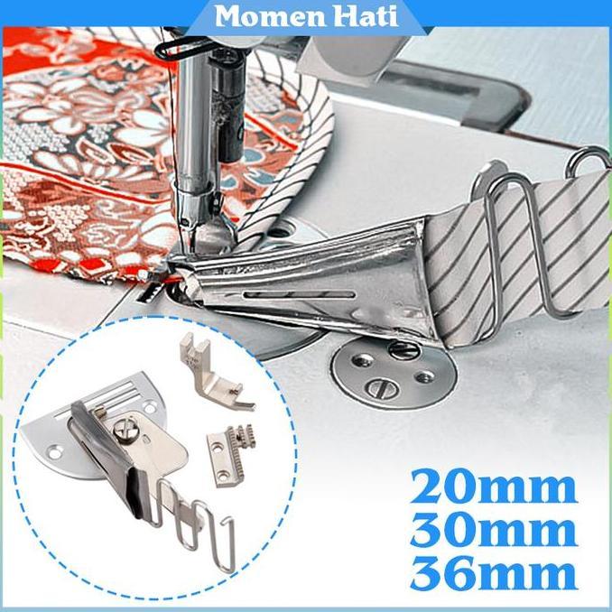 SASGIVER Corong Kelim Hijab Corong Kelim Bisban Corong Kain Corong Heming Mesin Jahit