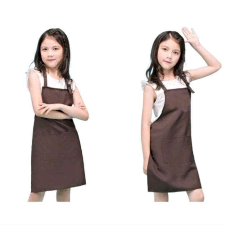 Celemek Anak / Apron Anak / Celemek Anak-Anak Murah / Apron Masak Untuk Anak