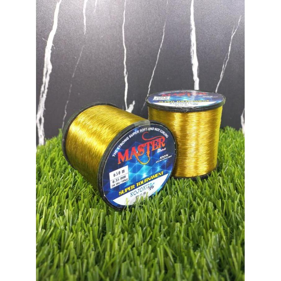 Senar Tali Benang Pancing Master Super kuat lentur anti kriting mudah tenggelam tahan Gesekan Cocok 