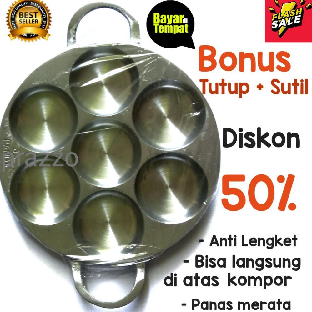 Cetakan Kue Lumpur Bikang Martabak Mini Cilor Maklor Kamir Free Tutup dan Sutil