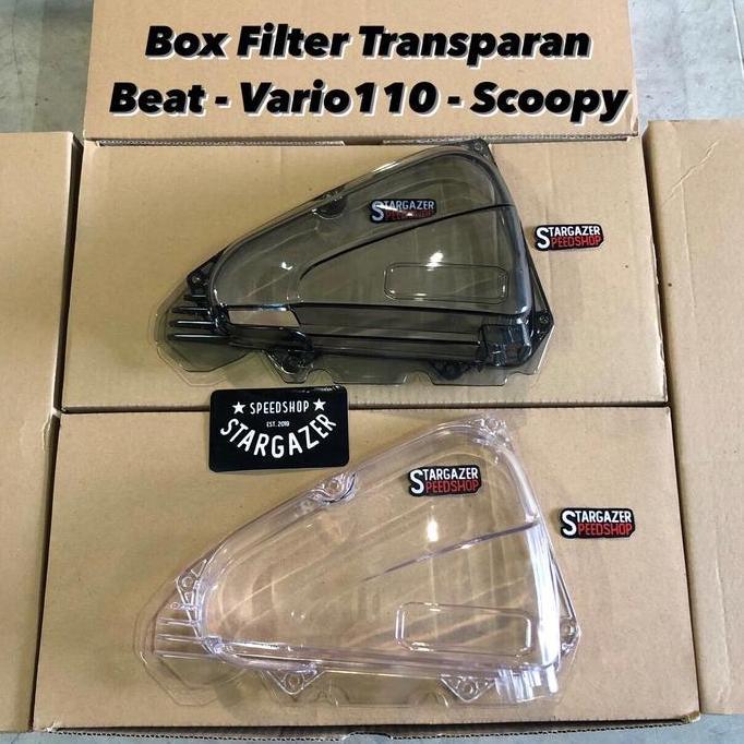 Box Filter Udara Transparan Beat Esp Street Pop Scoopy Fi Esp Vario 110 Fi Esp 2017 2018 2019 Cover 