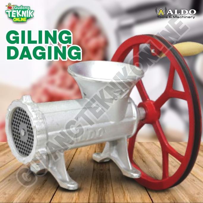 CEFRUCHE Gilingan Daging Manual / ALDO Meat Grinder No 32 - Alat Gilingan Daging Manual ALDO No 32 G