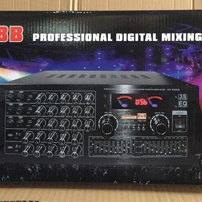 power es 888 power amplifier mixer