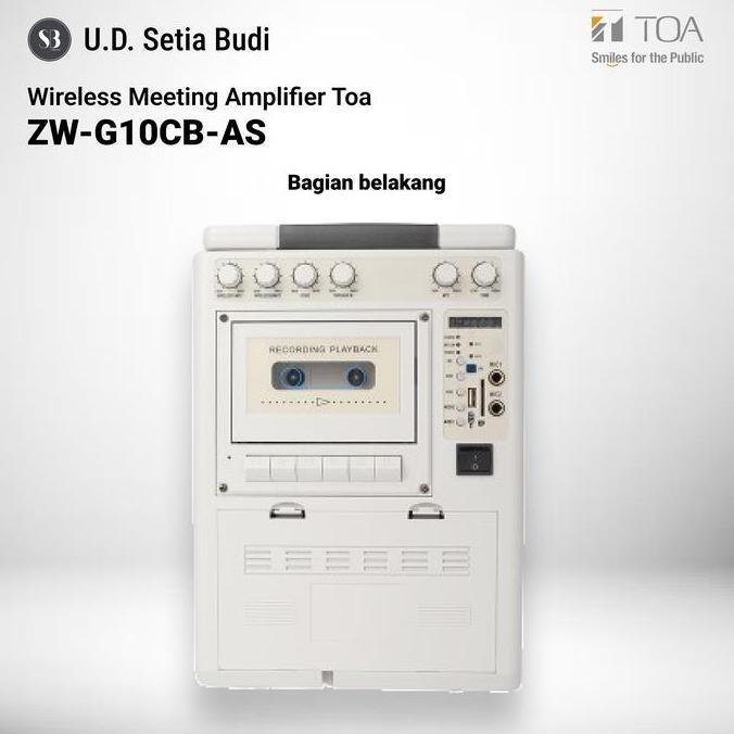 Portable Sound System / Wireless Amplifier TOA ZW-G810 CU