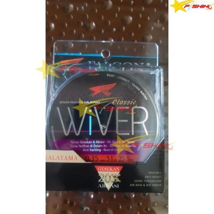 Senar Benang Tali Pancing Falcon WIVER 150 Meter / GALATAMA Kuat Terla Umpan