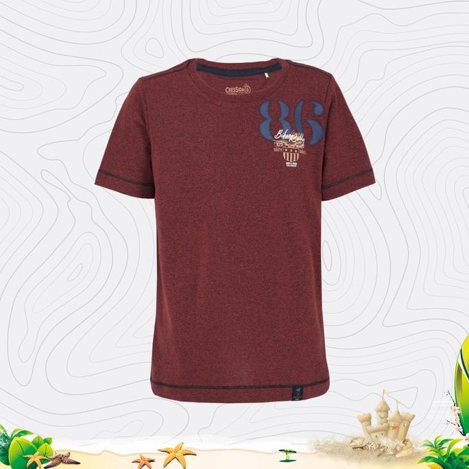 HARGA PABRIK - Cressida Kids Boy Baju Kaos Anak Cowok Maroon - HB213R