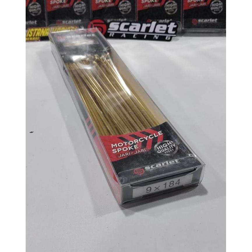 Jari jari Scarlet Ring Velg 17, 18, 14  Hitam Croum Gold Harga Satuan/Satu Pak/Satu Lingkaran Veleg