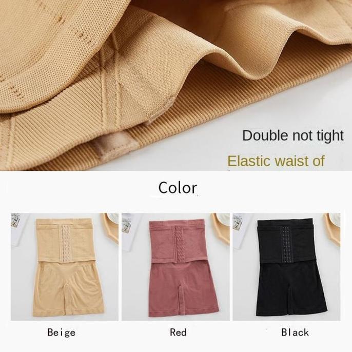 Wkwkwk- Korset Celana Sepaha Magnet Kancing 3 Level Pengait Pembentuk Body Shaper Shapewear Wanita J