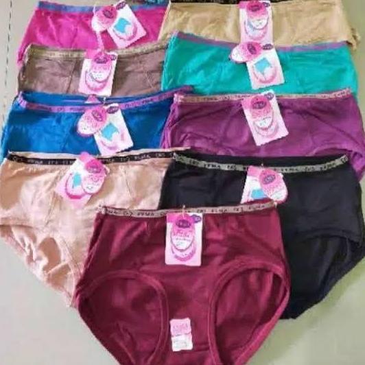 Wkwkwk- Grosir 12 Biji Celana Dalam Wanita Fema 393