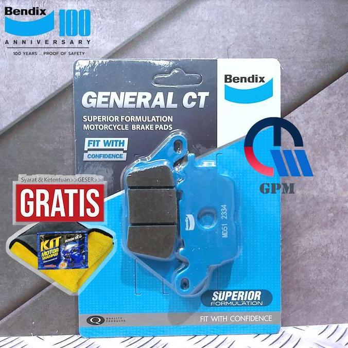 Bendix MD51 Yamaha Aerox 155 Kampas Rem Depan